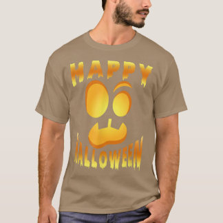 Happy Halloween Pumpkin Beängstigendes Gesicht T-Shirt
