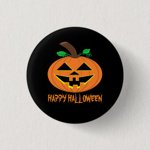 Happy Halloween Pumpkin Button Abzeichen