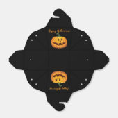 Happy Halloween Pumpkin Candy Pattern Gefallen Box Geschenkschachtel (Ungefaltet)