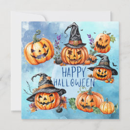 Happy Halloween Pumpkin Card Feiertagskarte