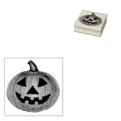 Happy Halloween Pumpkin Carving Jack o' Lantern Gummistempel (Stempel)