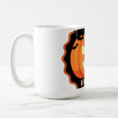 Happy Halloween Pumpkin & Cats Orange T - Shirt Kaffeetasse (Links)