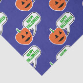Happy Halloween Pumpkin Face Seidenpapier (Detail)