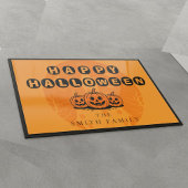 Happy Halloween Pumpkin Family Custom Zuhause Fußmatte