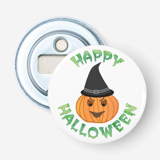 "HAPPY HALLOWEEN" PUMPKIN FLASCHENÖFFNER (Vorderseite)