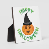 "HAPPY HALLOWEEN" PUMPKIN FOTOPLATTE (Vorderseite)