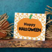 Happy Halloween Pumpkin Fotoplatte (Seite)