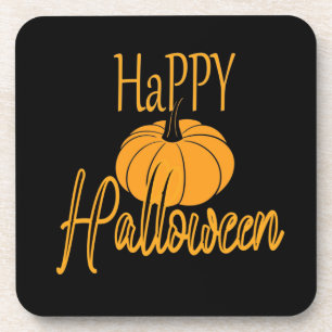 Happy Halloween Pumpkin Getränkeuntersetzer