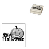 Happy Halloween Pumpkin Gummistempel (Stempel)