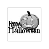 Happy Halloween Pumpkin Gummistempel (Prägung)