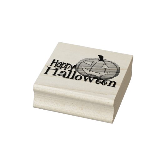 Happy Halloween Pumpkin Gummistempel (Stempel)