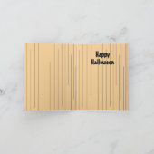 Happy Halloween Pumpkin, Happy Young Boy Karte (Innenseite)