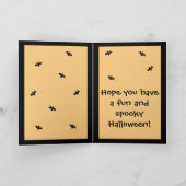 Happy Halloween - Pumpkin Hexe Karte (Innenseite)