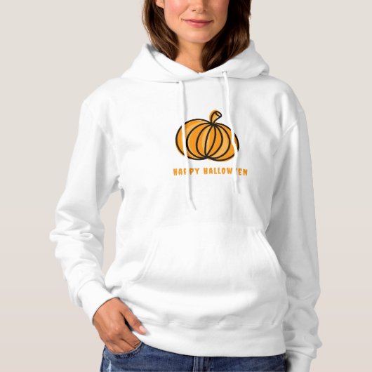 Happy Halloween Pumpkin Hoodie (Vorderseite)