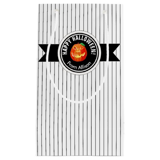 Happy Halloween Pumpkin ID212 Kleine Geschenktüte (Vorderseite)
