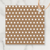 Happy Halloween Pumpkin Individuelle Name Geschenkanhänger (Rückseite)