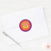 Happy Halloween Pumpkin Jack-O-Lantern Sticker (Umschlag)