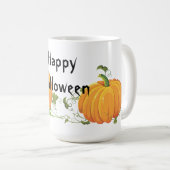 Happy Halloween Pumpkin Kaffeetasse (VorderseiteRechts)