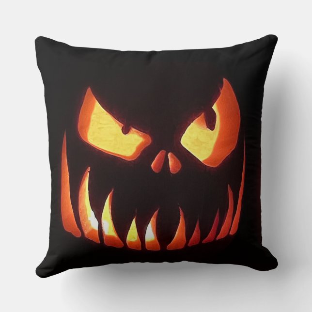 Happy Halloween Pumpkin Kissen (Rückseite)