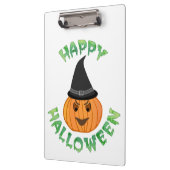 "HAPPY HALLOWEEN" PUMPKIN KLEMMBRETT (Links)