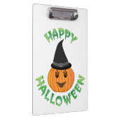 "HAPPY HALLOWEEN" PUMPKIN KLEMMBRETT (Rechts)