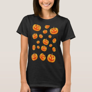 Happy Halloween Pumpkin-Kürbislaternen T-Shirt