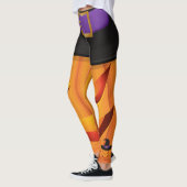 Happy Halloween Pumpkin Leggings (Links)