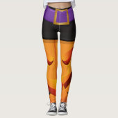 Happy Halloween Pumpkin Leggings (Vorderseite)