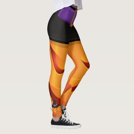 Happy Halloween Pumpkin Leggings (Rechts)