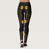 Happy Halloween Pumpkin Leggings (Rückseite)