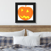 "HAPPY HALLOWEEN" PUMPKIN LEINWANDDRUCK (Insitu (Schlafzimmer))