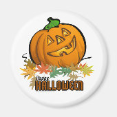 Happy Halloween Pumpkin Magnet (Vorne)