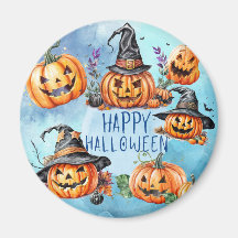 Happy Halloween Pumpkin-Magnet