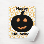 Happy Halloween Pumpkin Mousepad (Mit Mouse)