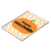 Happy Halloween Pumpkin Notizblock (Linke Seite)