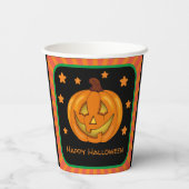 Happy Halloween Pumpkin Pappbecher (Rückseite)