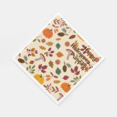 Happy Halloween, Pumpkin - Party Serviette (Ecke)