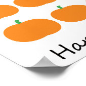 Happy Halloween Pumpkin Patch Poster (Ecke)