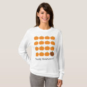 Happy Halloween Pumpkin Patch T-Shirt (Vorne ganz)