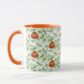 Happy Halloween Pumpkin Patch Tasse (Links)