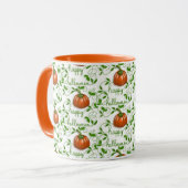 Happy Halloween Pumpkin Patch Tasse (Vorderseite Links)