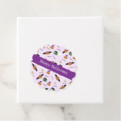 Happy Halloween Pumpkin Pattern bedruckt Geschenkanhänger (Beispiel)