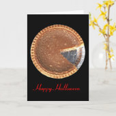 Happy Halloween Pumpkin Pie Romantic Card Karte (Gelbe Blume)