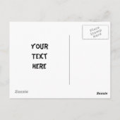 Happy Halloween Pumpkin Postcard Postkarte (Rückseite)