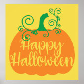 Happy Halloween Pumpkin Poster (Vorne)