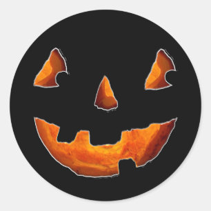 Happy Halloween Pumpkin Runder Aufkleber