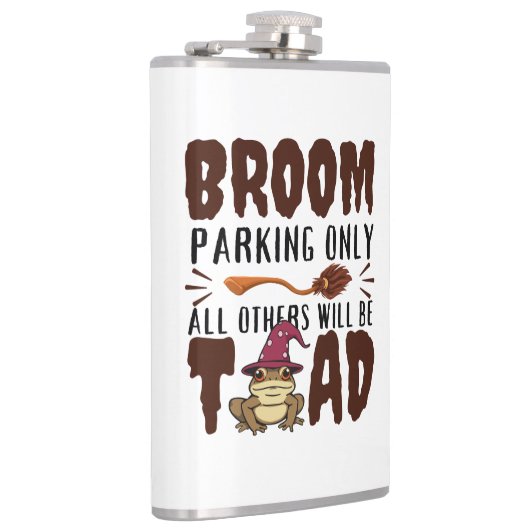 Happy Halloween Pumpkin Scarecrow Flachmann (Rechts)