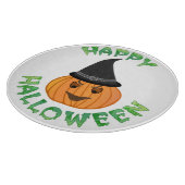 "HAPPY HALLOWEEN" PUMPKIN SCHNEIDEBRETT (Ecke)