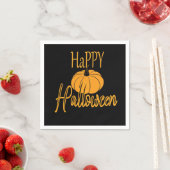 Happy Halloween Pumpkin Serviette (Beispiel)