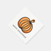 Happy Halloween Pumpkin Serviette (Ecke)